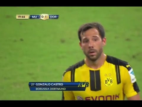 Manchester United vs Borussia Dortmund  Gonzalo Castro Goal International Champions Cup 22.07.2016