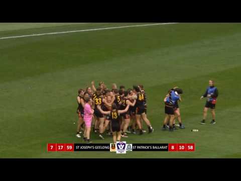 Last minute of the 2016 Herald Sun Shield - St Joseph's v St Patrick's