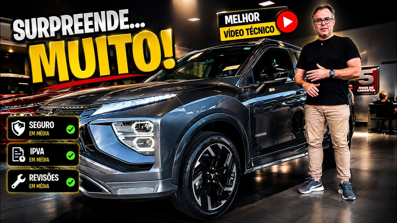 O PESADELO DO COMPASS? Novo Eclipse Cross 2027