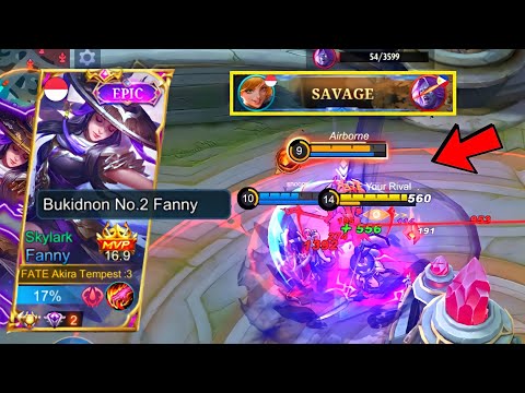 2x MANIAC HYPER CARRY FANNY?! - Mobile legends