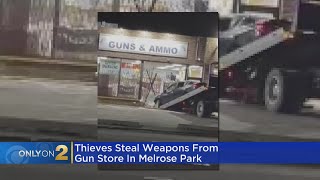 Thieves steal weapons from gun store in Melrose Park