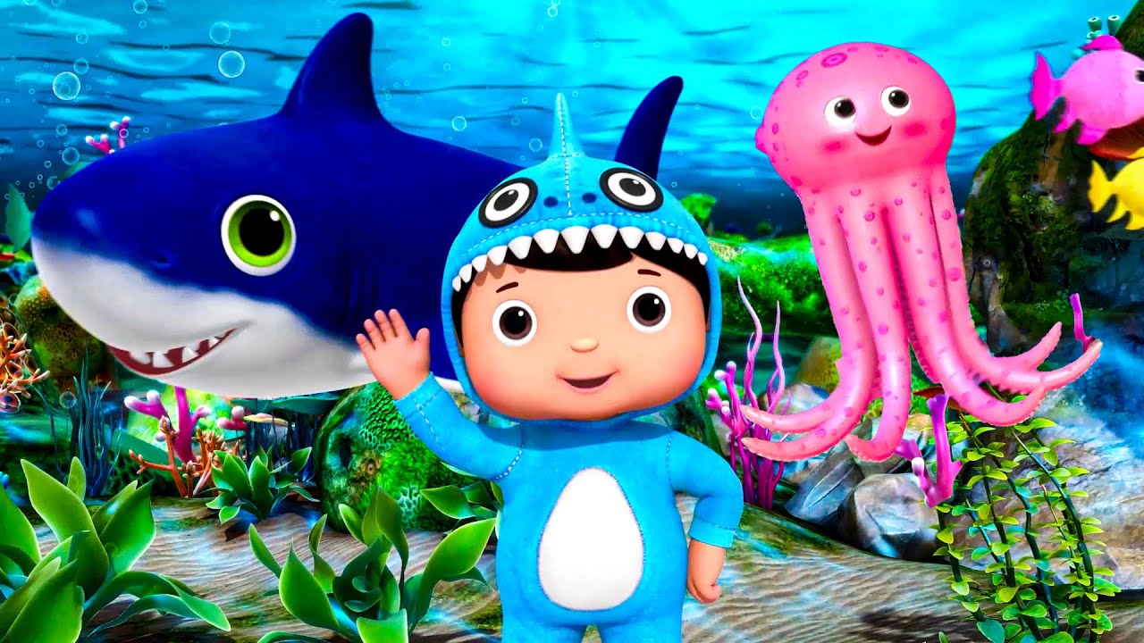 あかちゃんザメ オリジナル パート2 🦈👶 | 童謡と子供の歌 | 教育アニメ -リトルベイビーバム | 知育動画 | Little Baby Bum Japanese