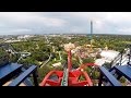 SheiKra Front Row POV Ride At Busch Gardens Tampa Bay On Roller Coaster Day 2016 Dive Coaster