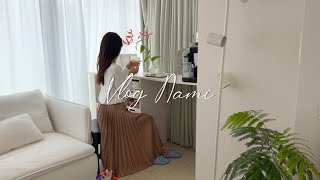 早起きする休日｜秋晴れの日に家にこもって家具を移動する休日のおこもりルーティン Japan VLOG
