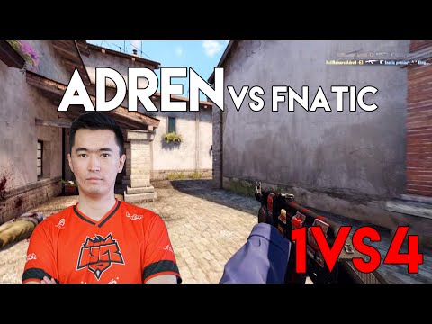 AdreN vs. fnatic - 1vs4 clutch @ DreamHack Tours 2015