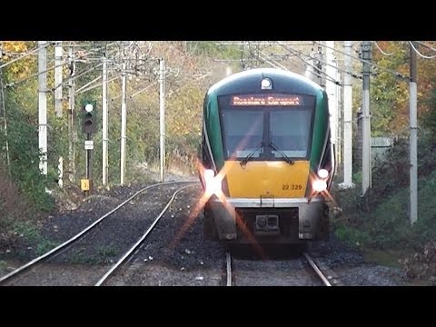 IE 22000 Class DMU Train number 22329 - Shankill Station, Dublin