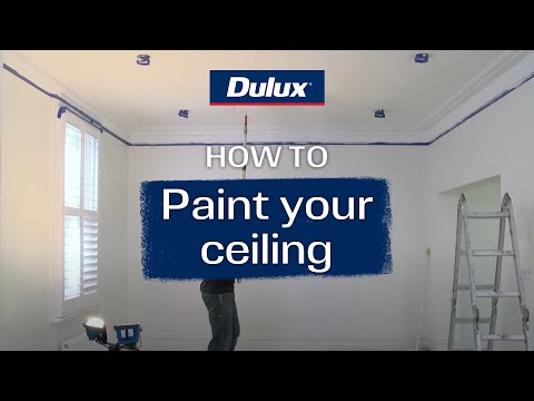 How to paint ceilings with dulux paint