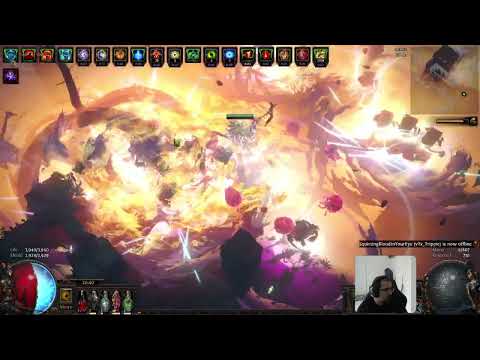 POE 3.21  Herald of ICE explosion max AOE - your GPU will burn