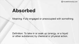 Absorbed Meaning