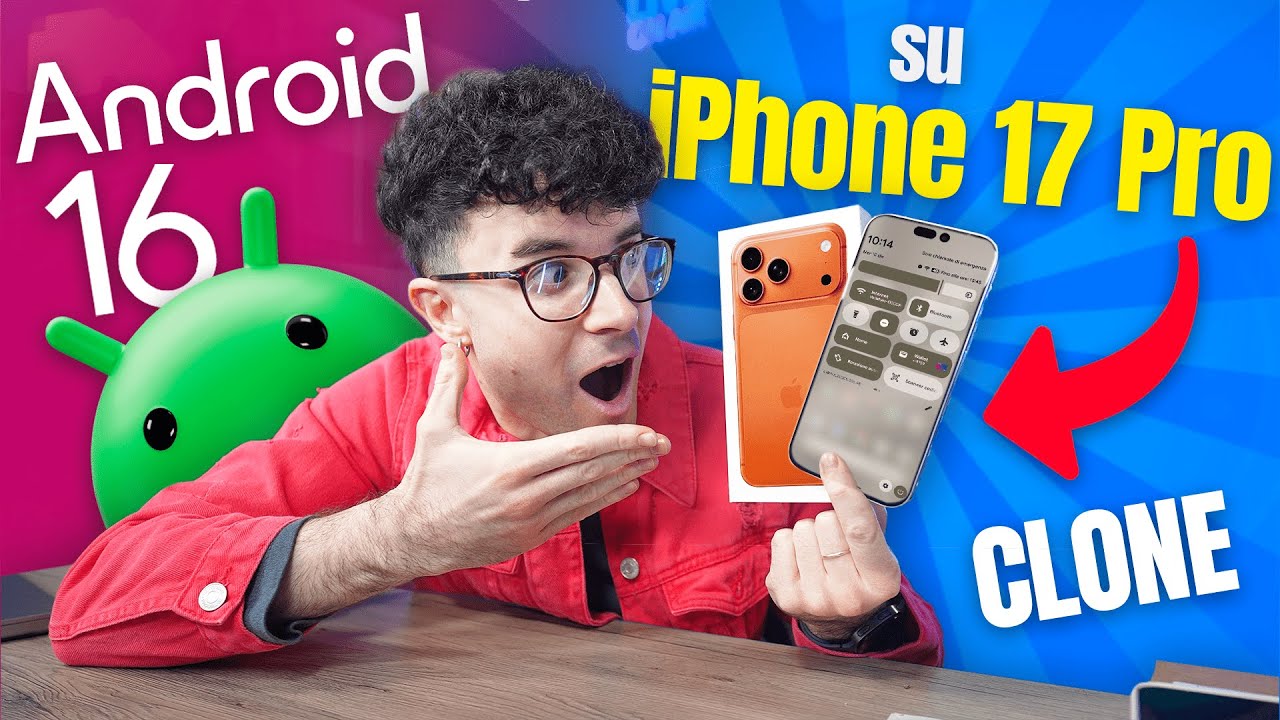 PROVO A INSTALLARE ANDROID 16 SU IPHONE 17 PRO MAX (clone) e SUCCEDE L'IMPENSABILE! 🤯 *esplode?*