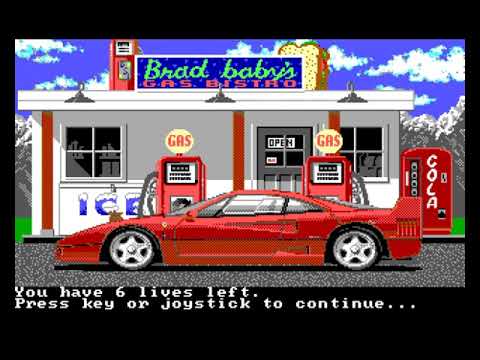 Test Drive II The Duel MS-DOS PC Game (1989)