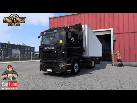 Euro Truck Simulator 2 - Driving a Scania R440 to Hanover ERN MAP