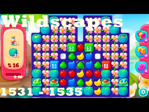 Wildscapes Level 1531 - 1535 HD Walkthrough | 3 - match game | gameplay | android | ios | pc | app