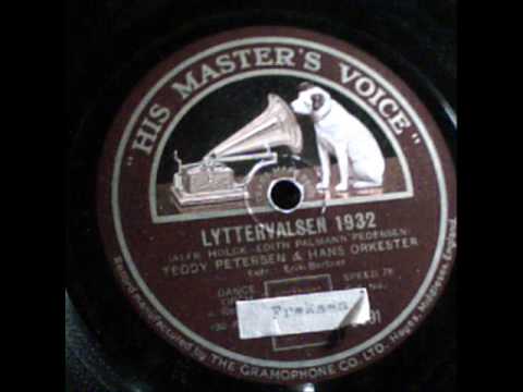 Lyttervalsen 1932 Teddy Petersen og hans Orkester København 1932