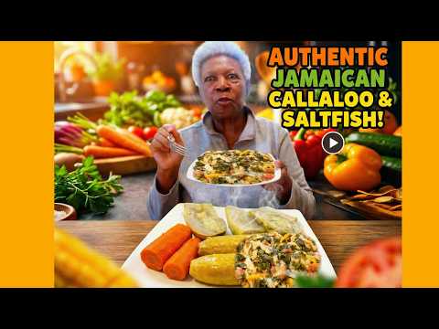 Jamaican Caribbean Callaloo & Saltfish – A True Taste of Home. Festive, Comfort Food.