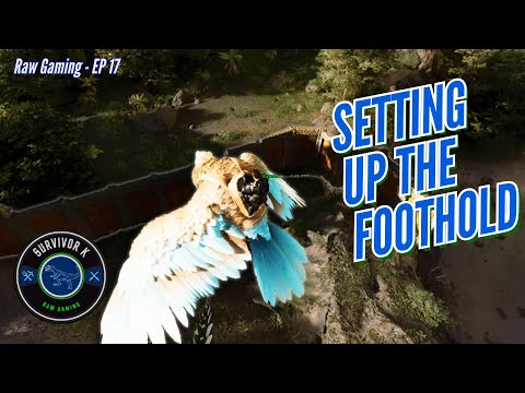 EP 17: Setting up a foothold in our new spot - Ark Survival Ascended RAW Playthrough