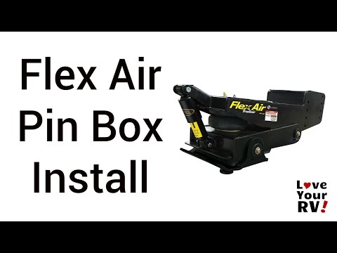 Installing a Flex Air Pin Box - Cougar Fifth Wheel Trailer