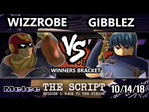 The Script -  Wizzrobe (Captain Falcon) Vs.  Gibblez (Marth) - Smash Melee Winners Top 64