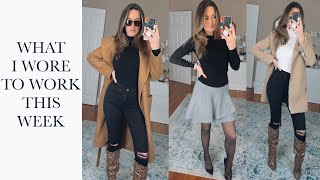 WHAT I WORE TO WORK THIS WEEK + ARE MEAL PREP SERVICES WORTH IT?!