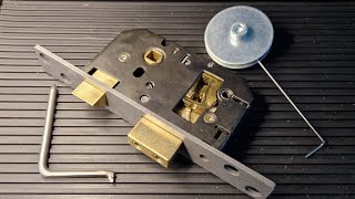 Picking a cutaway mortice lock. Lever lock progression - Part 3