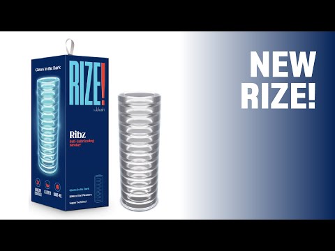 Blush Rize Strokez Transparent Intimate Machine Flexible Sleeve Clear video