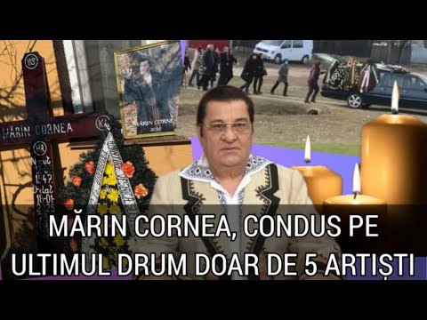 Mărin Cornea, led on his last journey! His ex-wife was by his side in the last months of his life.