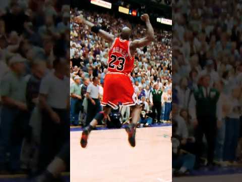 Michael Jordan's iconic last shot vs Jazz 👀🥶