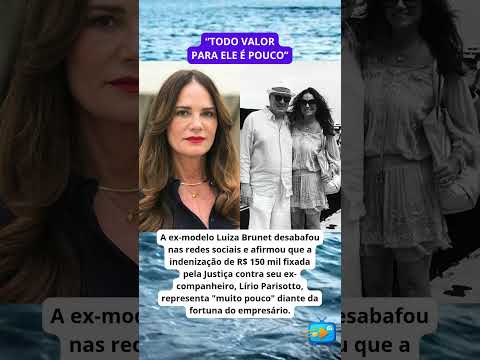 Luiza Brunet: Nova batalha judicial por indenização de ex-marido.