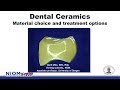 NIOM Webinar – Dental Ceramics