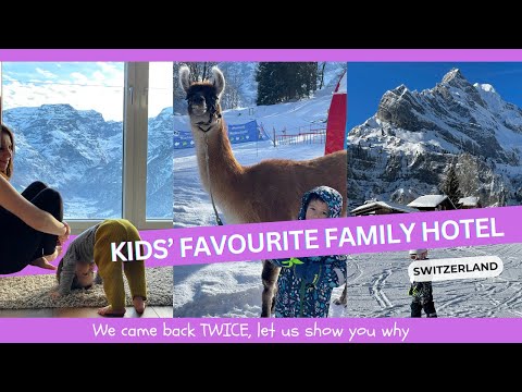 Is This the BEST Family Hotel in Switzerland? 👶🎠 Märchenhotel Braunwald Tour 🇨🇭