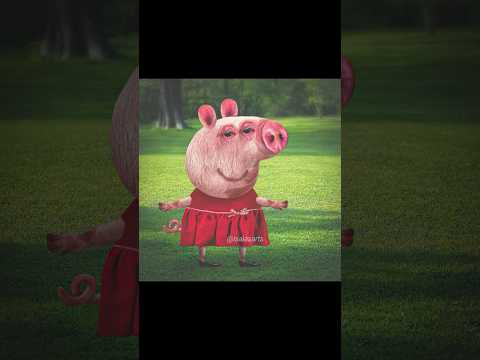 Peppa Pig 🐷✨#liveaction #realistic #scary