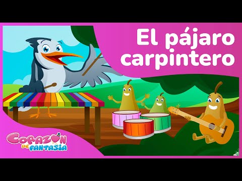 Corazón de fantasía- Pájaro carpintero