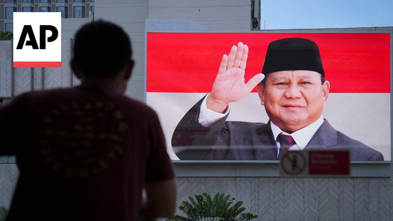 Prabowo Subianto is sworn in as Indonesia's 8th president