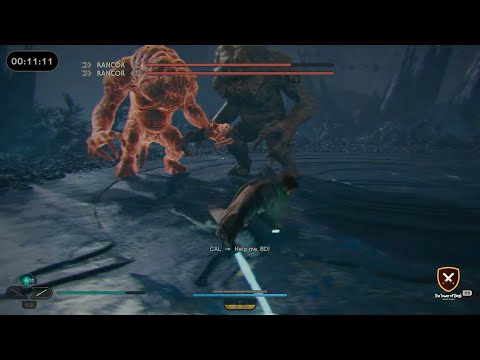 How to fight with two Rancor at the same time - Star Wars Jedi: Survivor #starwars #rancor #vs