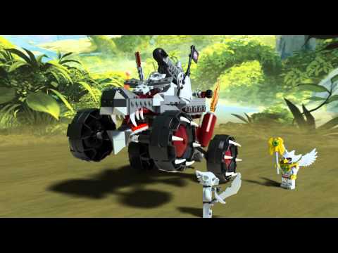 Vidéo LEGO Chima 70004 : Le tout-terrain loup de Wakz