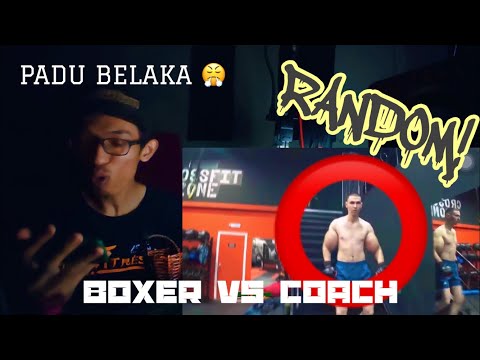 RANDOM! - Bodybuilder Paling Power Dalam Dunia! | BOXER vs COACH (REACTION)