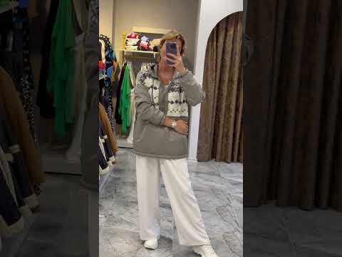 Gri İç Dış Polar Sweat-Mont ⭐️⭐️ S-M-L Bedenlidir. S- Beden 36-38 M- Beden 38-40 L- Beden 40-42