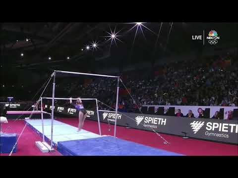 Daria Spiridonova Bars Team Final 2019 World Championships