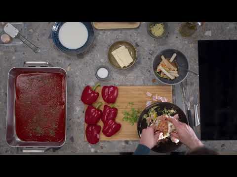 Фаршированный перец с мясом в духовом шкафу с паром от Electrolux