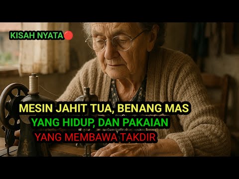 KISAH NYATA ❗ MESIN JAHIT TUA, BENANG EMAS YANG HIDUP, DAN PAKAIAN YANG MEMBAWA TAKDIR