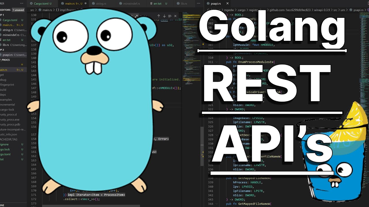 REST API's in Golang with the Gin Framework!