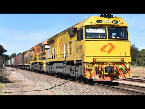 Aurizon Intermodal 7MP1 ACD6051- GWU014 through Crystal Brook 06/08/2023