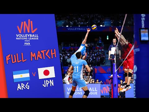 Argentina 🆚 Japan - Full Match | Men’s Volleyball Nations League 2019