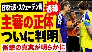 サッカー日本代表･スウェーデン戦、全世界が激怒した主審の"隠された経歴"がとんでもなかった…