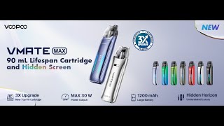 Voopoo VMATE MAX Kit 1200mAh (Neon Blue)