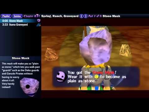 Legend of Zelda Majora's Mask Walkthrough 07 (7/9) "Graveyard: Stone Mask"