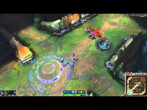 Blue/Pink/Purple Akali League of Legends Custom Skin