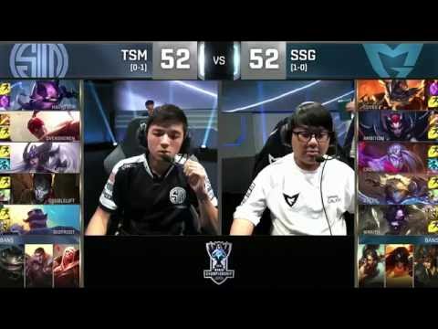 TSM vs SSG Highlights Worlds 2016 D2 Team Solo Mid vs Samsung Galaxy