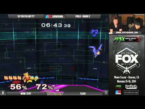 DYFWI Day 2 - Round 2 Pools: MIOM|SFAT (Fox) vs Flash (Sheik)