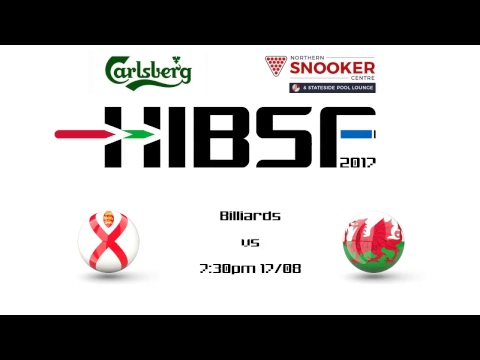 HIBSF Live Stream 2017 - Billiards Rob Hall (England A) v Aran Heatherington (England B)